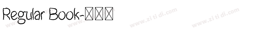 Regular Book字体转换 Regular Book字体转换